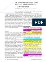 Stimulation of Water-Disposal Wells Using Acid-in-Diesel Emulsions: Case Histories