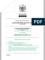 Local Authorities Act 23 of 1992: Commercialisation Regulations