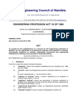 Engineering Profession Act 1986