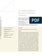 The Sublethal Effects of Pesticides On Beneficial Arthropods PDF