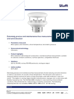 Technical Data: Extremely Precise and Maintenance-Free Measurement of Wind Speed and Wind Direction