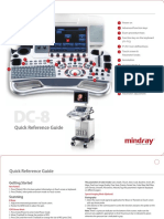 Ultrasound dc8 Quick Reference Guide PDF