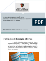 Tarifação Energia Elétrica