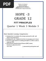 Hope - 3 Grade 12: Quarter 1 Week 3 Module 3