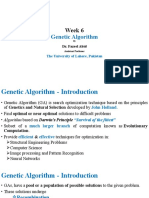 Lecture 6 Genetic Algorithms