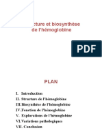 Structure et biosynthèse de l_Hb(1)