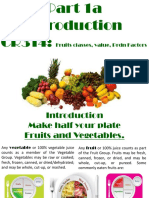 Fruits Classes, Value, PRDN Factors