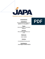 Tarea V Administración y Sociedad PDF