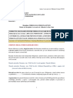 PSIH PERS - IFR - Subiect Evaluare Pe Parcurs - Nov. 2020