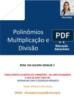 Polinomios Multiplicacao e Divisao