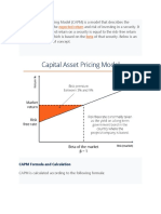 CAPM Notes and Practice Questions