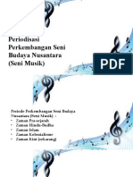 Perkembangan Seni Budaya Nusantara (Seni Musik)