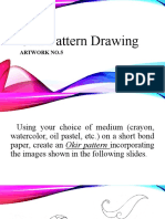 Okir Pattern Drawing: Artwork No.5