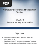 Computer Security and Penetration Testing: Ethics of Hacking and Cracking