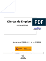 Boletin de Empleo Publico Del 8 Al 14 de Febrero