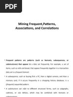 Mining Frequent, Patterns, Associations, and Correlations