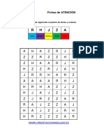 Bateria Estimulacion Cognitiva Identifica LAS LETRAS y Colorea Nivel Avanzado 2 PDF