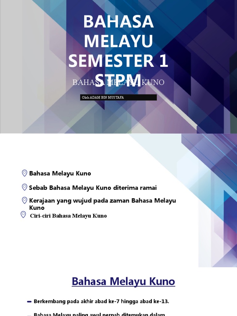 Bahasa Melayu Kuno Pdf