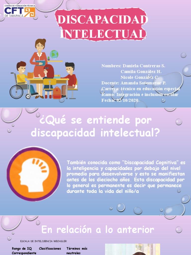 Inclusión y Discapacidad Intelectual | PDF | Discapacidad intelectual ...