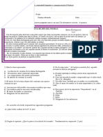 8º Prueba Semestral Lenguaje PDF