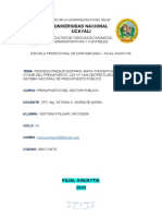 Mi Resumen de Proceso Presupuestraio, Mapa Conceptual de Fase o Proceso Presupuestario, Mi Resumen de Decreto Legislativo N°1440 SNPP