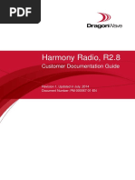 Harmony Radio, R2.8: Customer Documentation Guide