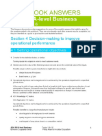 Workbook Answers: AQA AS/A-level Business