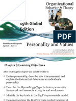15th Global Edition: Personality and Values