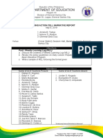 Weekly Learning Log Format for ALS Teachers