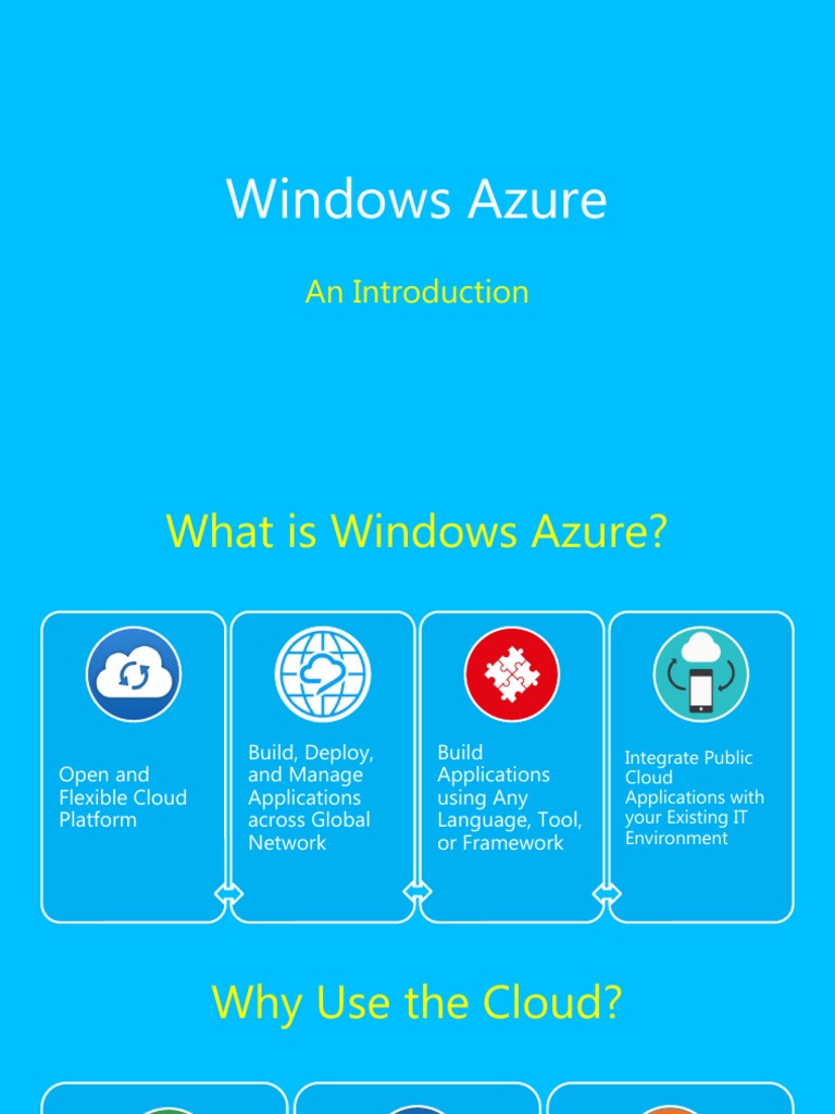 Introduction to Windows Azure Services | PDF