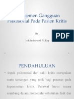 Manajemen Gangguan Psikososial Kritis