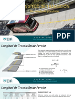 Cálculo de la longitud de transición de peralte