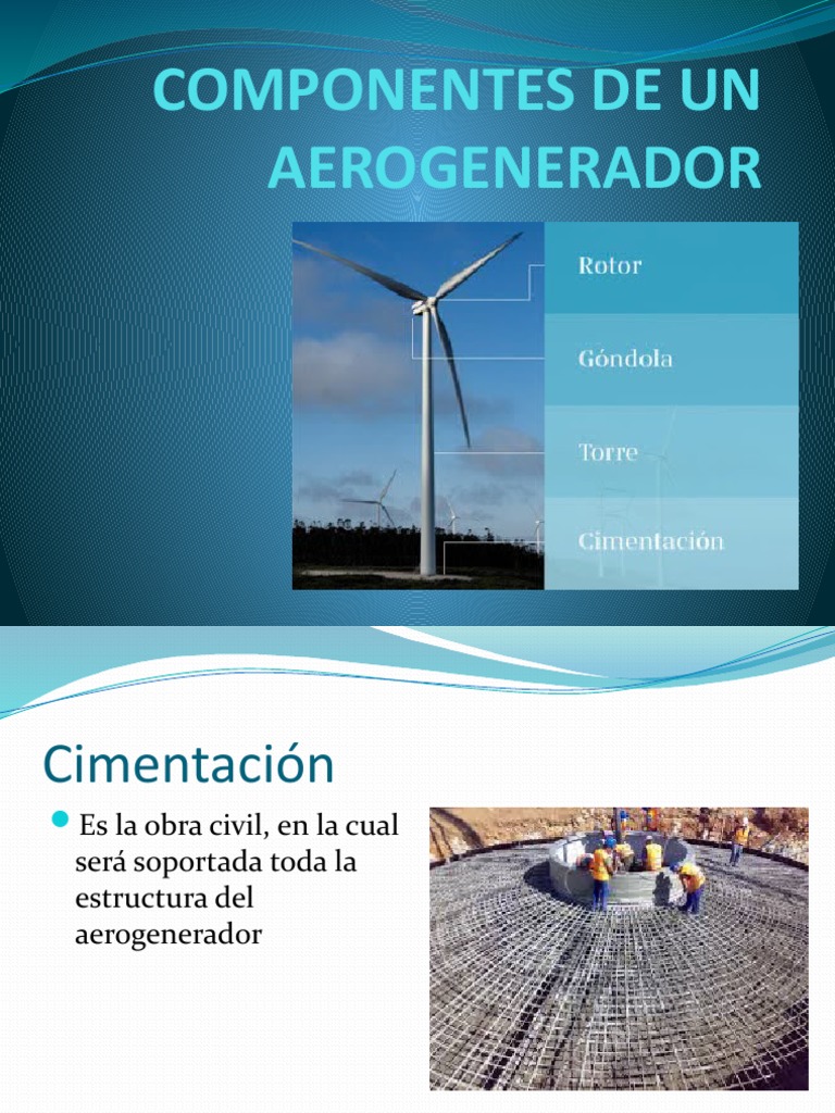 Componentes Clave de Aerogeneradores | PDF | Turbina eólica | Herida