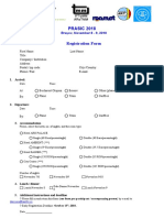 Registration Form PRASIC 2018