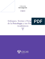 Enfoques Teorias y Perspectivas de La Psicologia y Sus Programas Academicos PDF