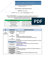 1os CLASES ESPECIALES, PLANEACIÓN SEMANA 12