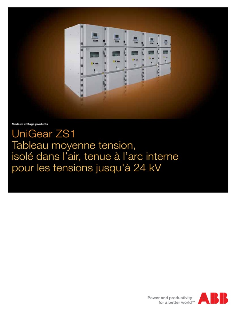 01-2-ABB MV SWG-Unigear UG ZS1 Cat-FR | PDF | Électricité ...