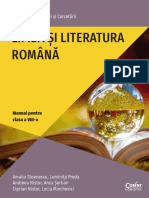 Limba Și Literatura Română: Ministerul Educației Și Cercetării