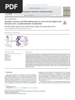 Inorganic Chemistry Communications: Short Communication