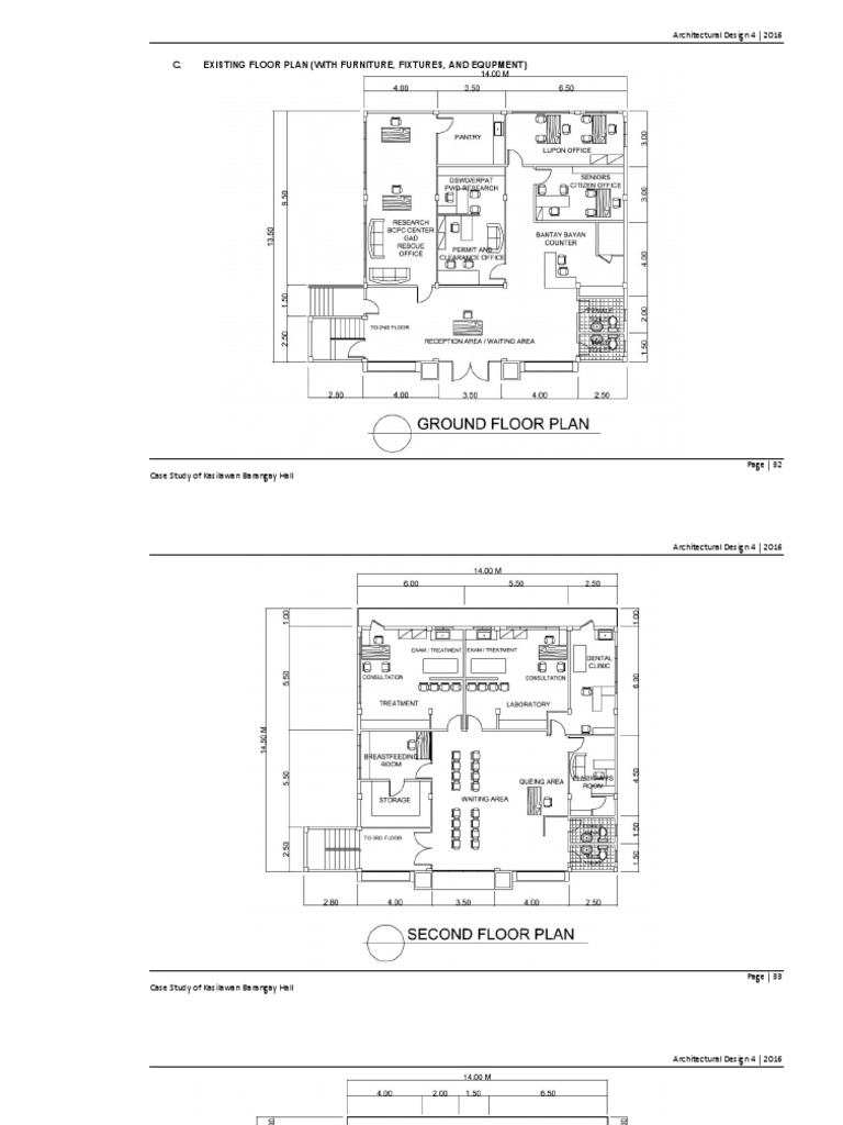 Barangay Hall Floor Plan