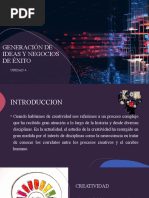 Generación de Ideas y Negocios de Éxito