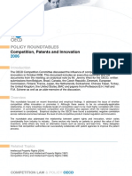 OECD Policy Roundtables Competition, Patents and Innovation 2006