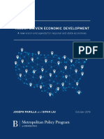 Talent-Driven Economic Development: A New Vision and Agenda For Regional and State Economies