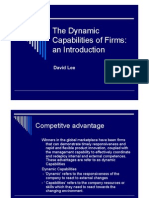 The Dynamic Capabilities of Firms: An Introduction: David Lee