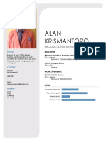 Alan Krismantoro - 16010101 - CV English