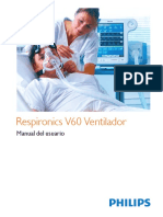 Respironics V60 Ventilador - Manual del usuario
