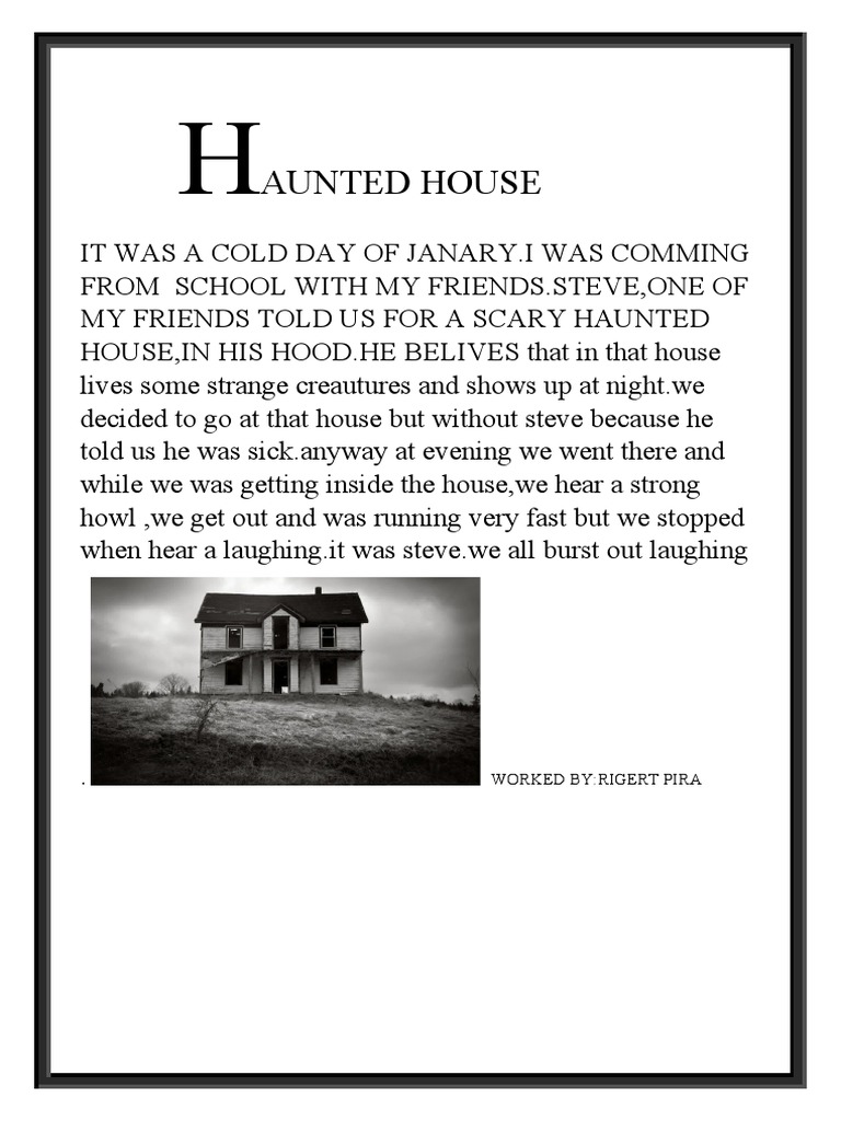 Adventure at the Haunted House | PDF