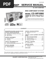 Service Manual: CD-MPX880