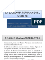 La economía peruana en el siglo XX: del caucho a la agroindustria