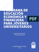 Programa de educación económica y financiera para jóvenes universitarios.